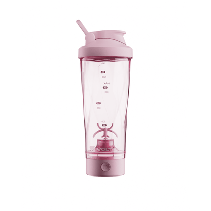 Premium Electric Protein Shaker Bottle, Made with Tritan - BPA Free - 24 Oz Vortex Portable Mixer Cup/Usb Rechargeable Shaker Cups for Protein Shakes (Pink)
